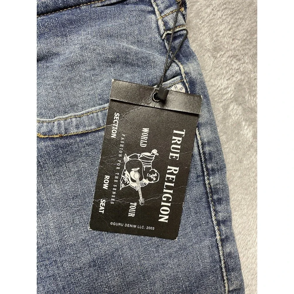 True Religion Rocco Relaxed skinny Flap SN Men's Jeans Size 31x34
